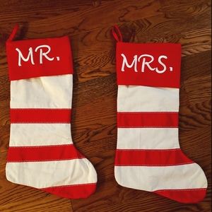 **CLOSET CLEAR OUT** BUNDLE AND SAVE! Mr. and Mrs. Christmas Stockings